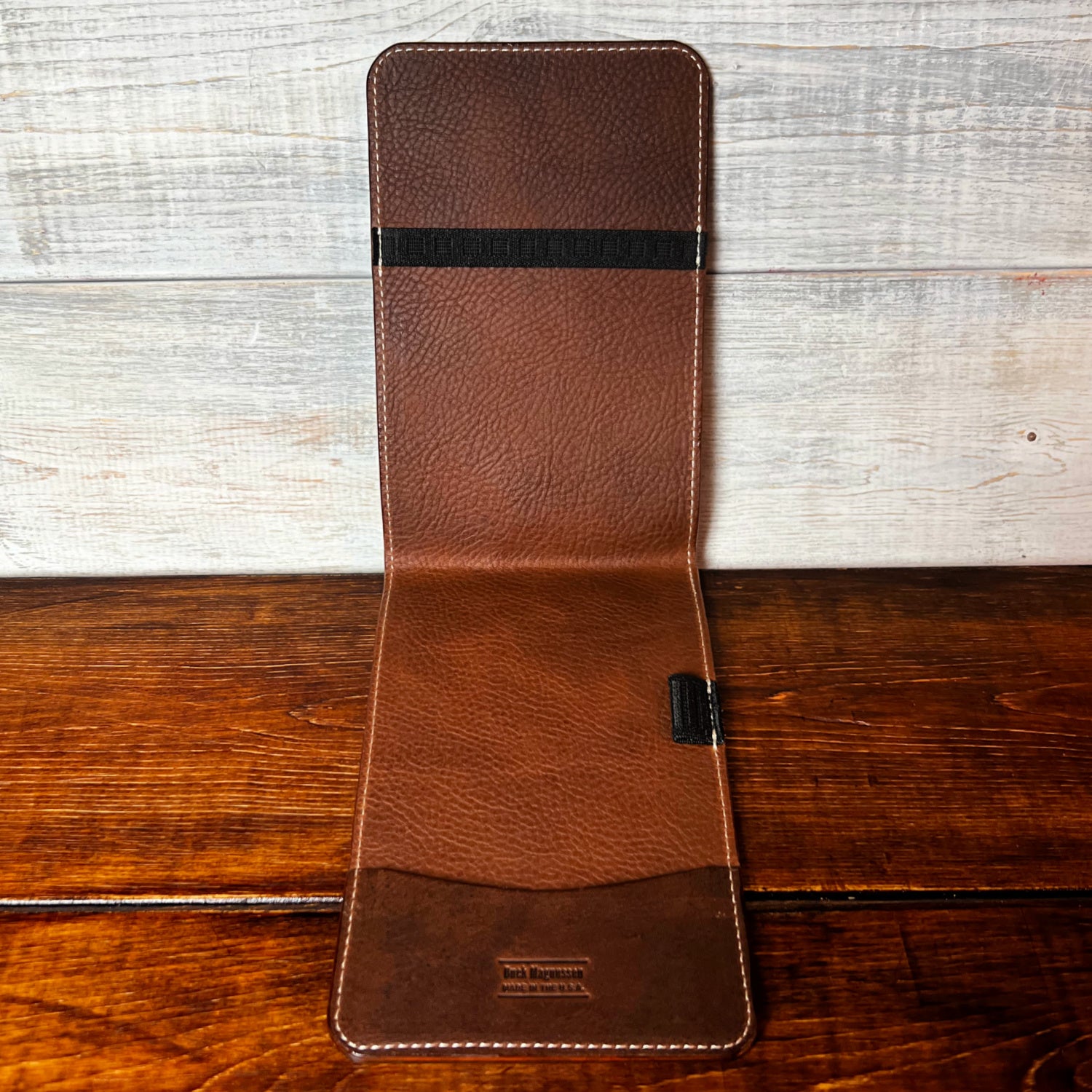 Augusta Classic Yardage Book Cover in Nemesis and Cream Thread
