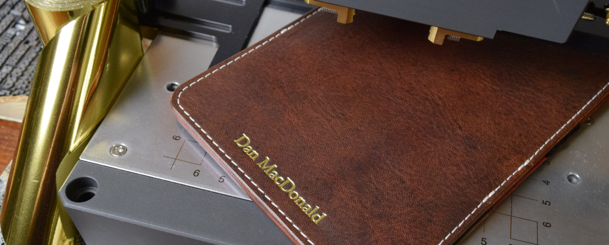 Personalized Text on Custom Leather Goods